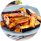 6. Berenjenas fritas con miel